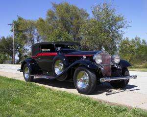 Packard 745 Deluxe Eight Convertible Victoria by Waterhouse Co 1930 года